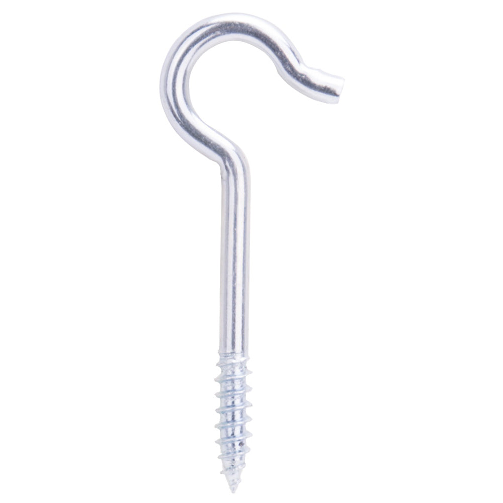 ProSource LR315 Ceiling Hook, 35 lb Working Load, Steel, Silver, Zinc