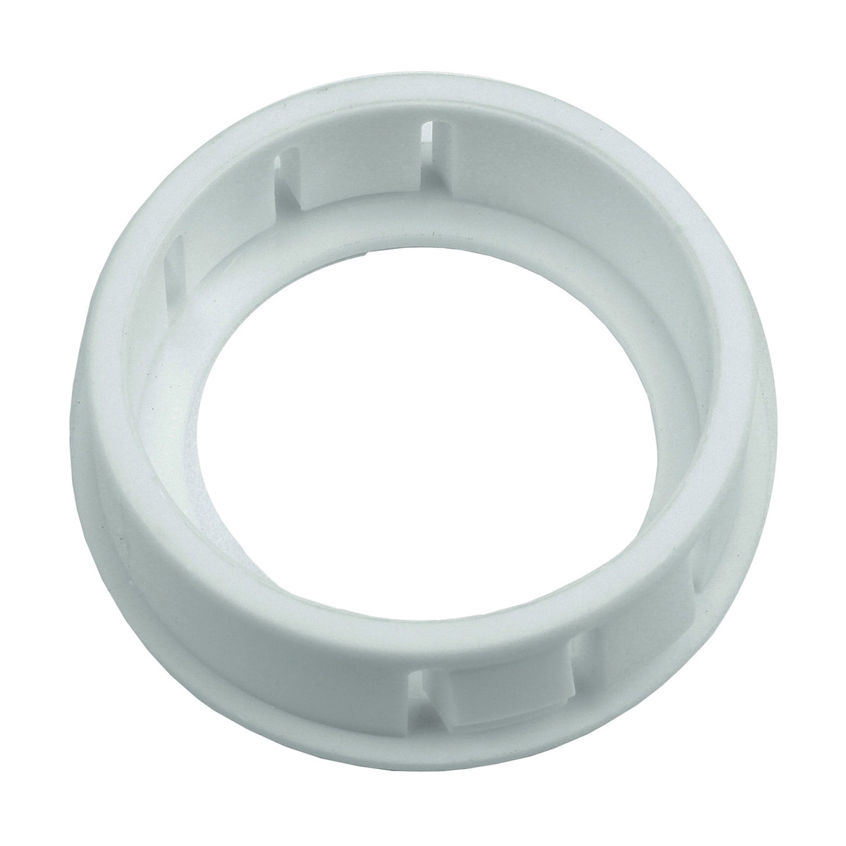 Jandorf 61431 Conduit Bushing, Nylon, White, 1 in Dia Panel Hole, 0.453 in Thick Panel