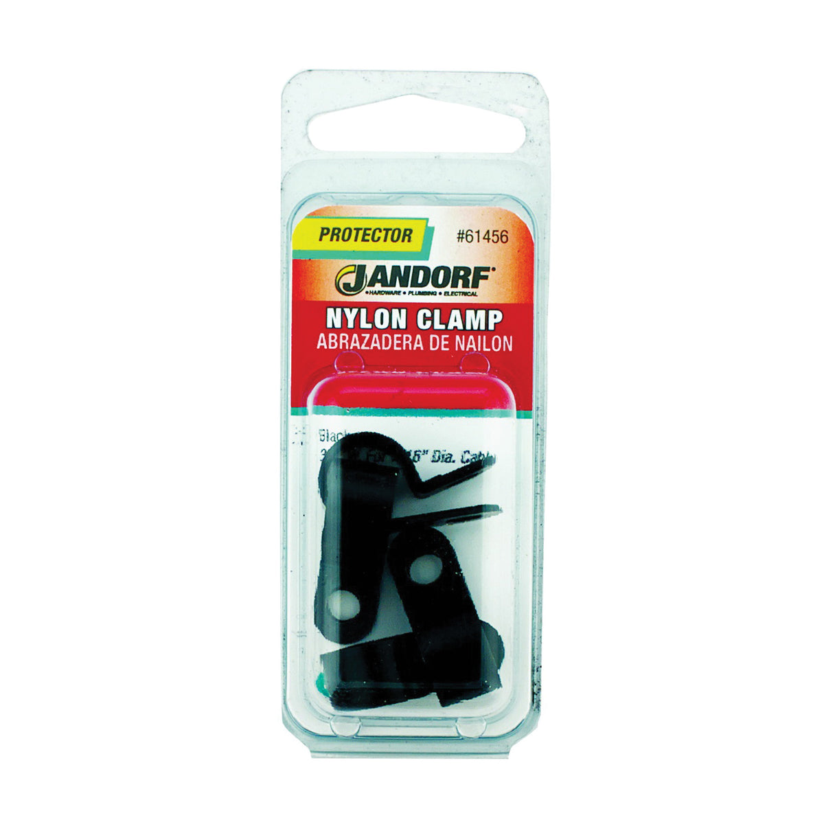 Jandorf 61456 Cable Clamp, Nylon, Black