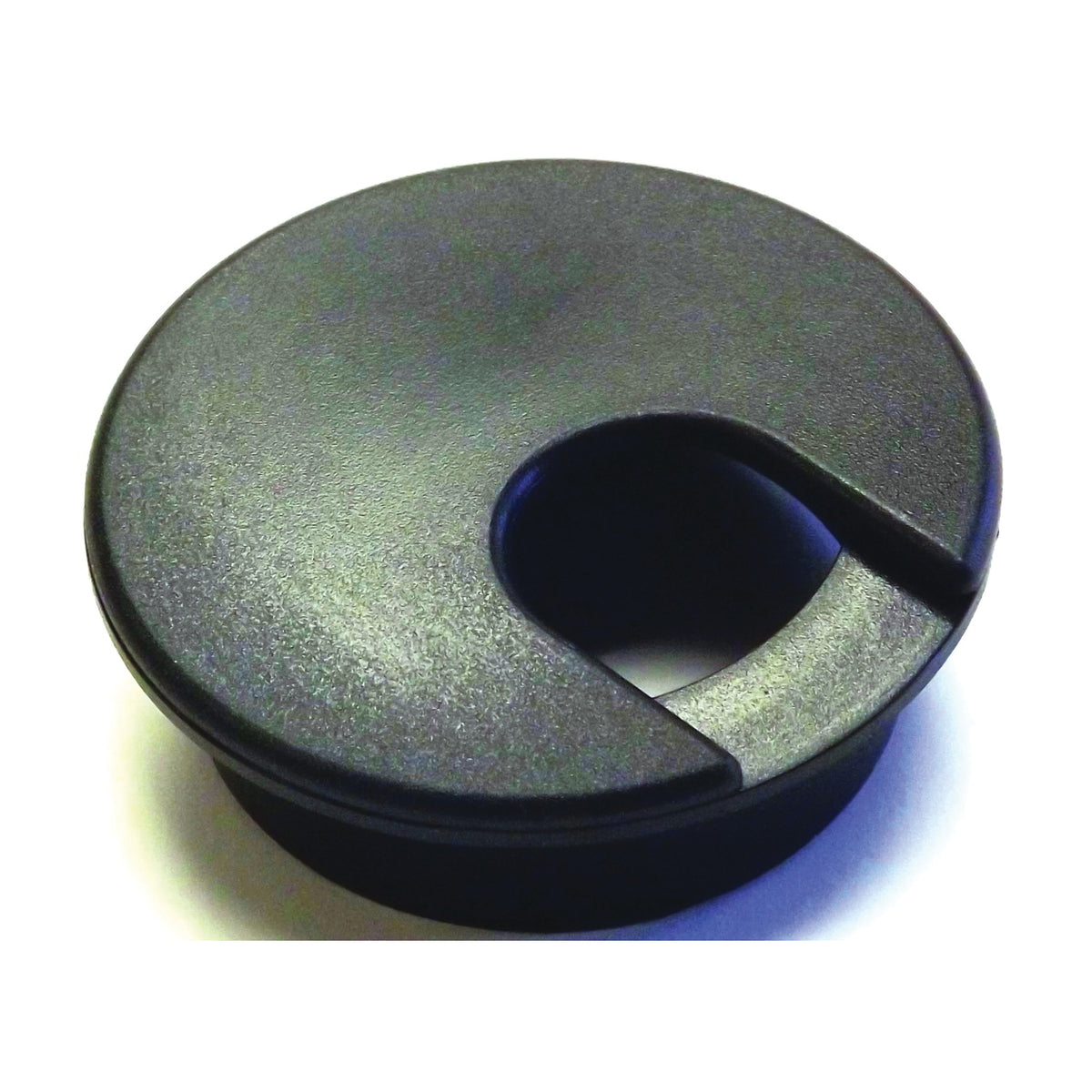 Jandorf 61606 Desk Grommet, 2 in Dia Cable, Polystyrene, Black