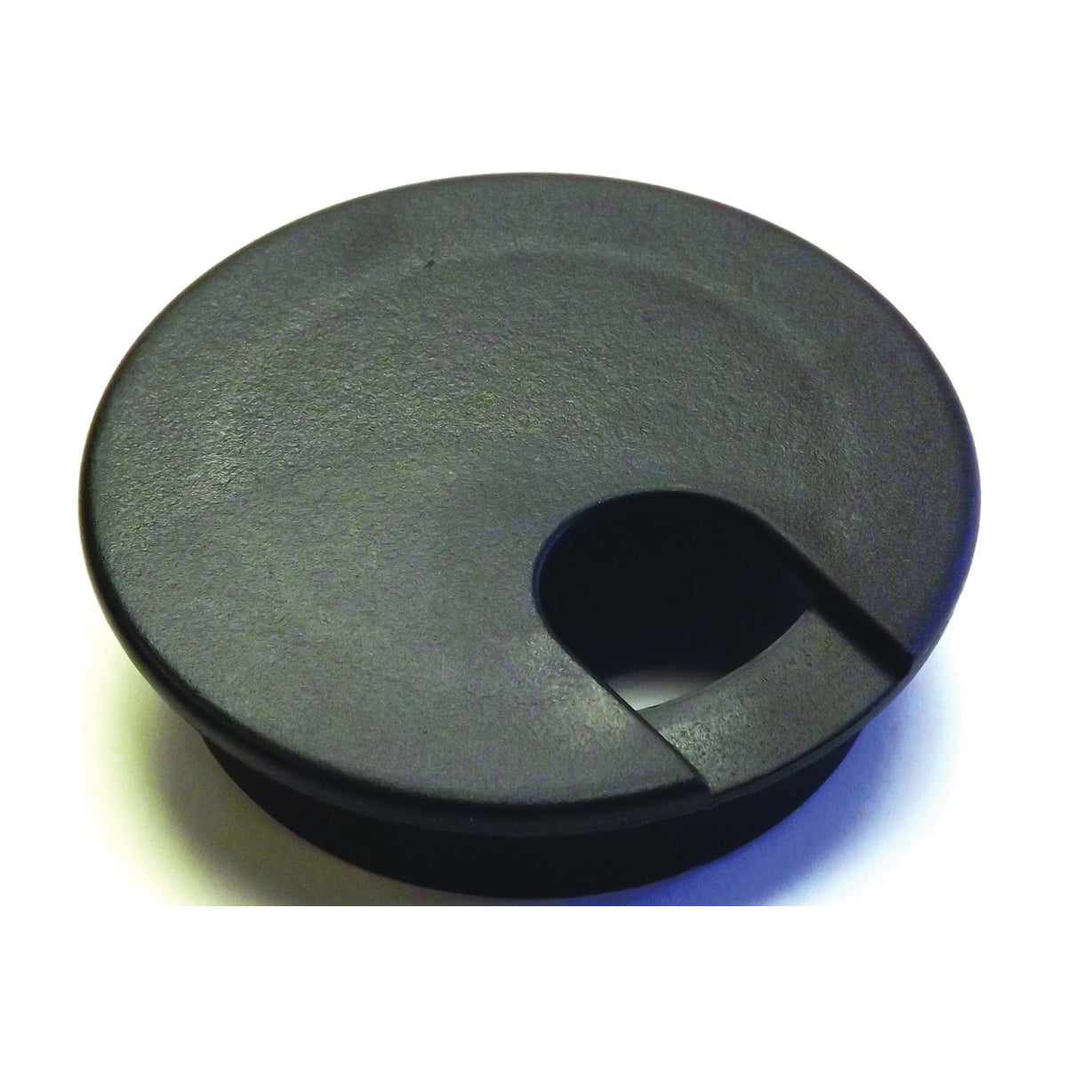 Jandorf 61607 Desk Grommet, 2-1/2 in Dia Cable, Polystyrene, Black