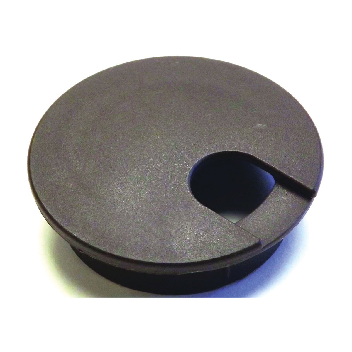 Jandorf 61614 Desk Grommet, 2-1/2 in Dia Cable, Polystyrene, Walnut Brown