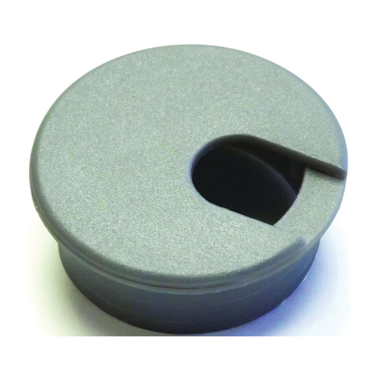 Jandorf 61616 Desk Grommet, 1-3/4 in Dia Cable, Polystyrene, Silver