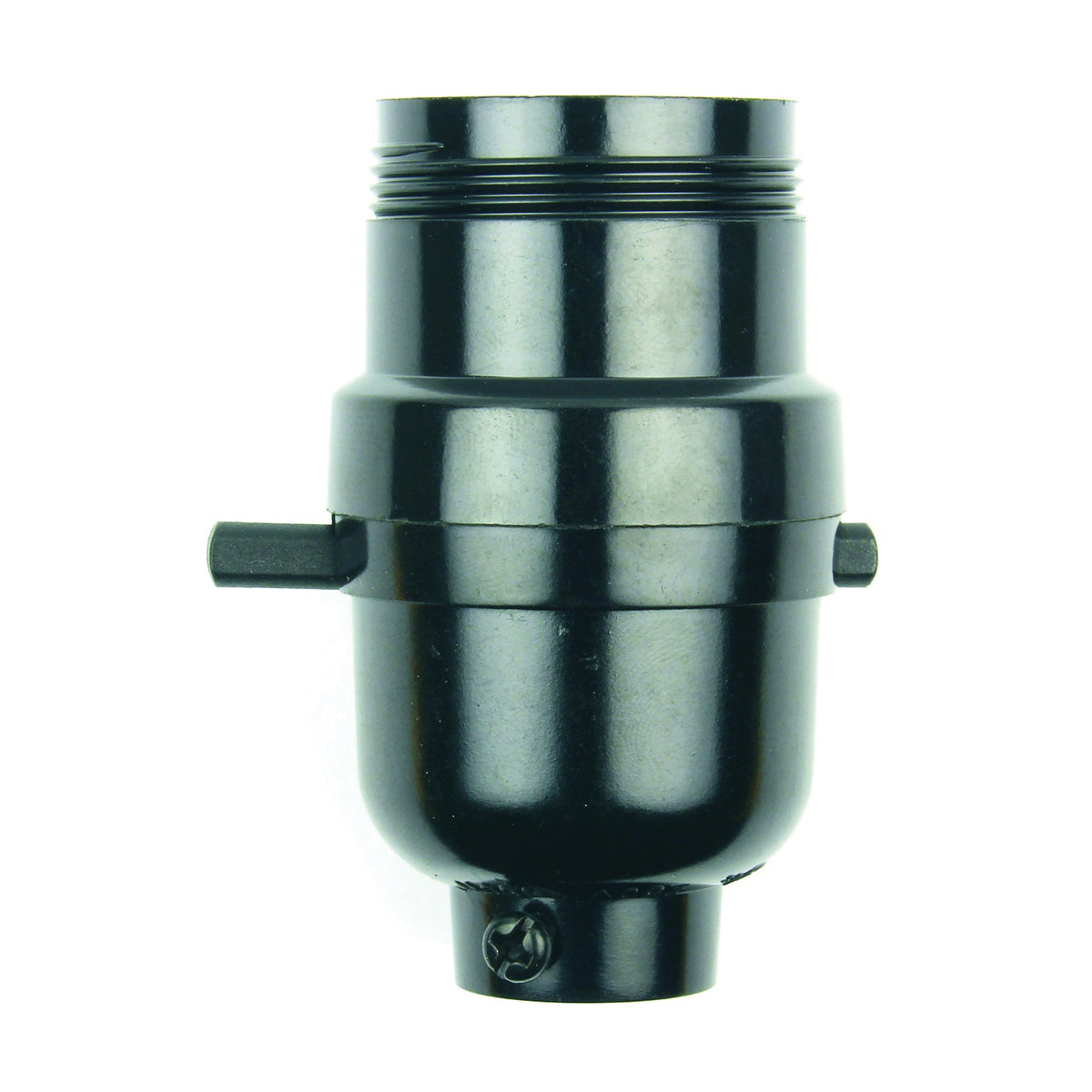 Jandorf 60535 Lamp Socket, 250 V, 660 W, Phenolic Housing Material, Black