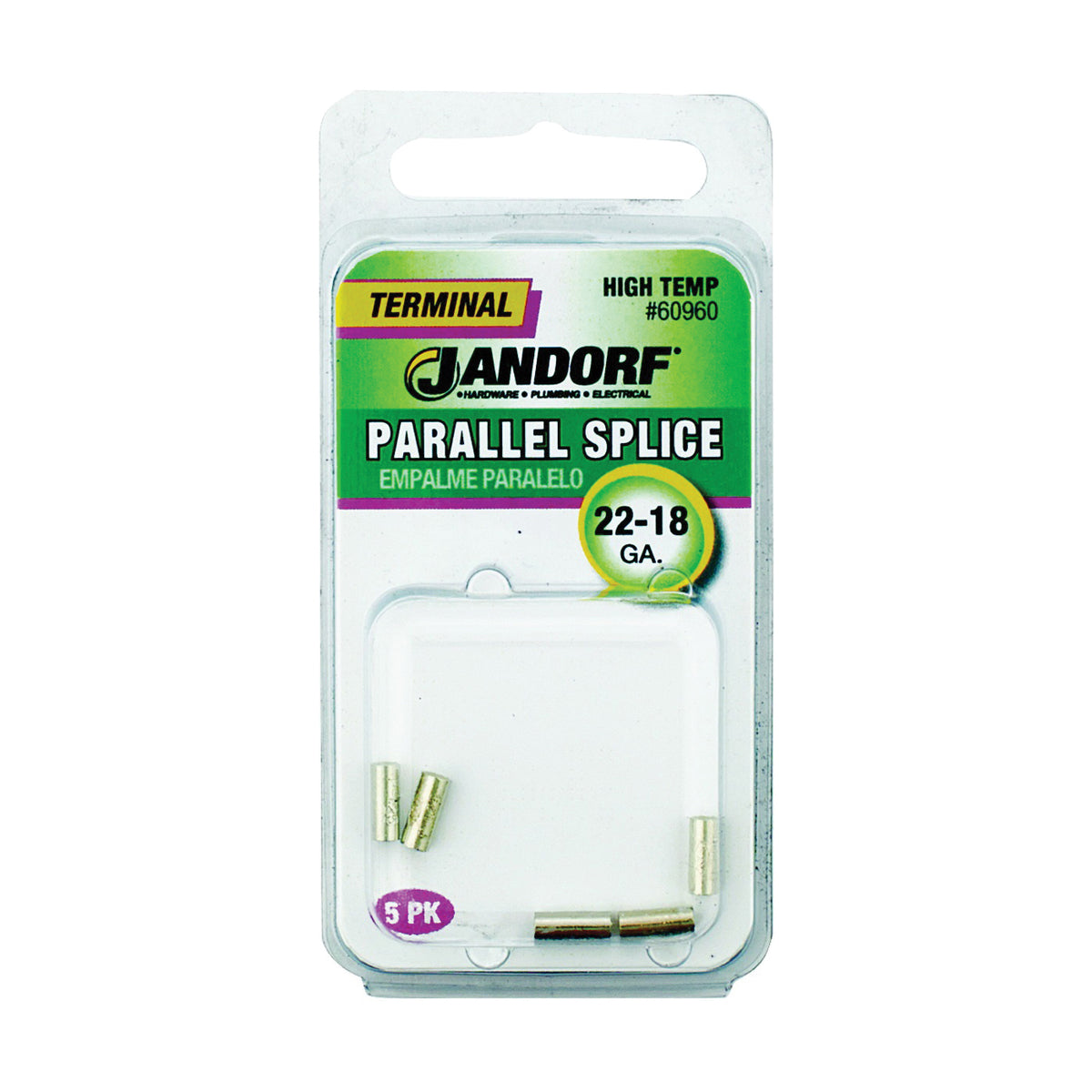 Jandorf 60960 Splice Connector, 22 to 18 AWG Wire