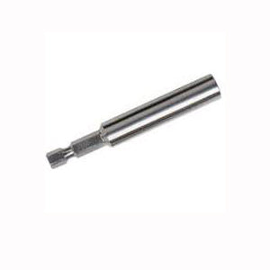 IRWIN IWAF252 Bit Holder with C-Ring, 1/4 in Drive, Hex Drive, 1/4 in Shank, Hex Shank, Steel