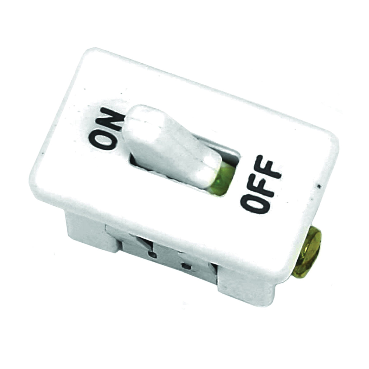 Jandorf 61018 Switch, 10/20 A, 125/250 V, SPST, Screw Terminal, White