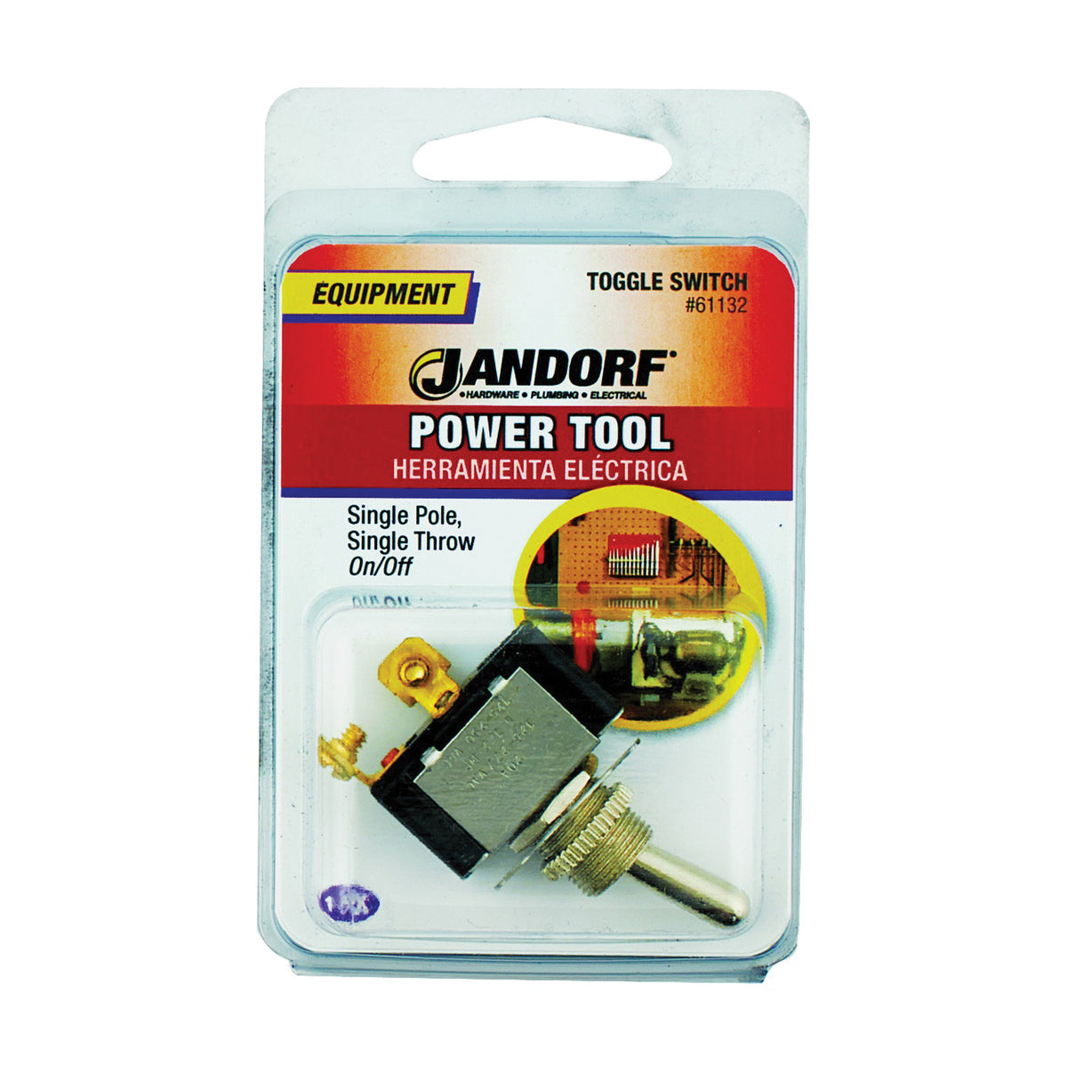 Jandorf 61132 Switch, 10/20 A, 125/277 V, SPST, Screw Terminal