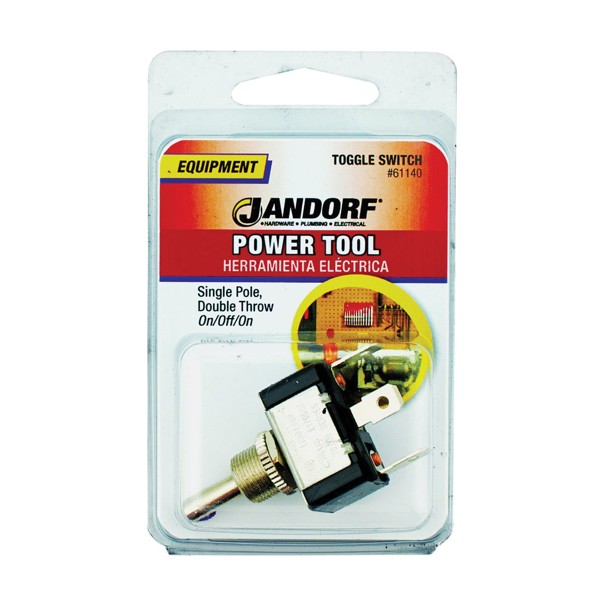 Jandorf 61140 Switch, 15/20 A, 125/277 V, SPDT, Tab Terminal