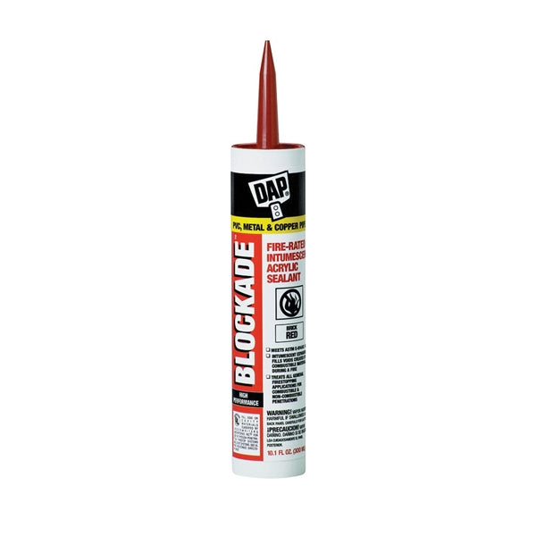 DAP BLOCKADE 18858 Acrylic Sealant, Red, 40 to 110 deg F, 10.1 oz