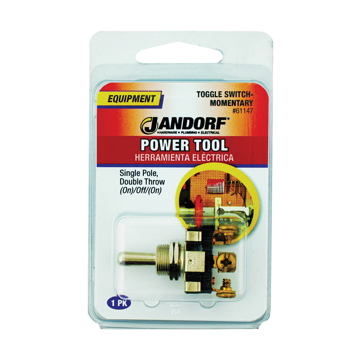 Jandorf 61147 Switch, 10/20 A, 125/250 V, SPDT, Screw Terminal