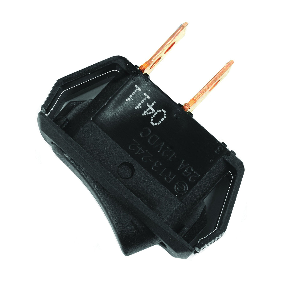 Jandorf 61169 Rocker Switch, 25 A, 12 VDC, SPST, Tab Terminal