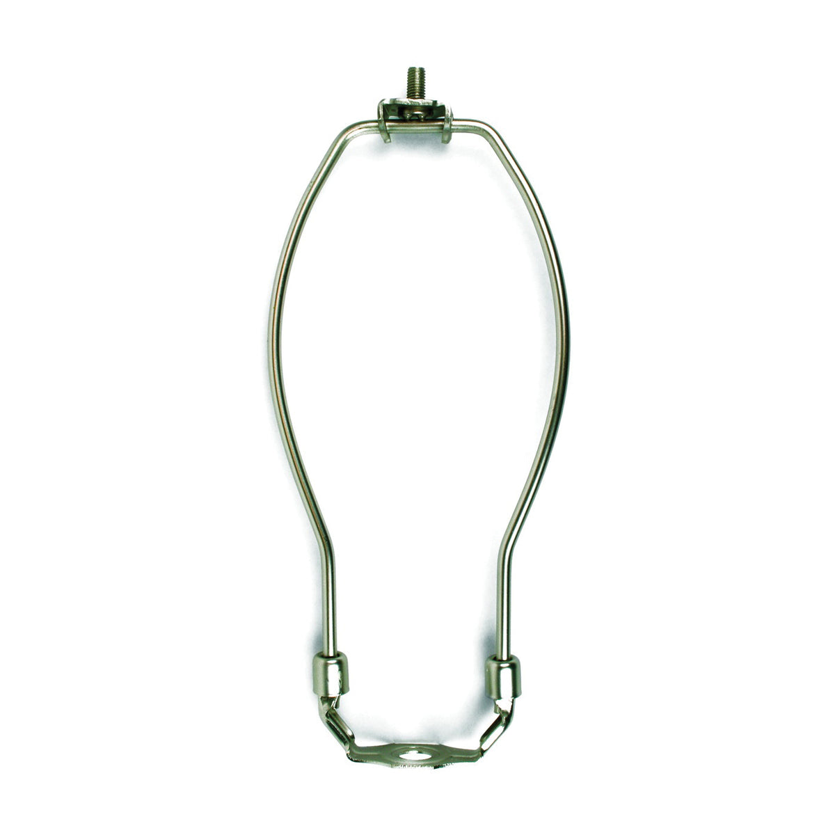 Jandorf 60124 Lamp Harp, 8 in L, Brushed Pewter Fixture