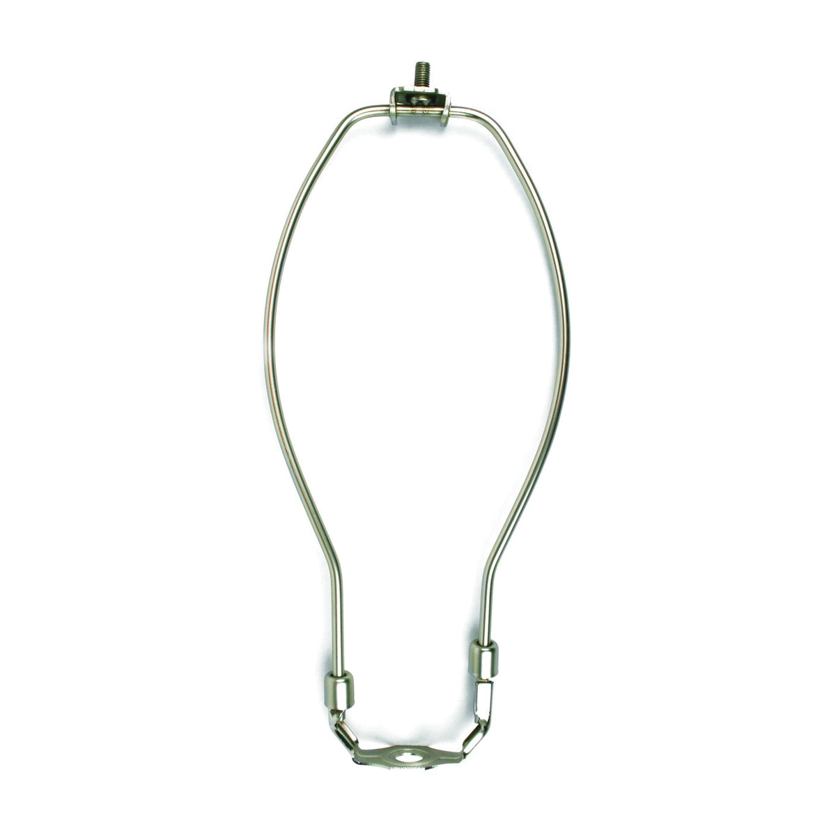 Jandorf 60125 Lamp Harp, 10 in L, Brushed Pewter Fixture