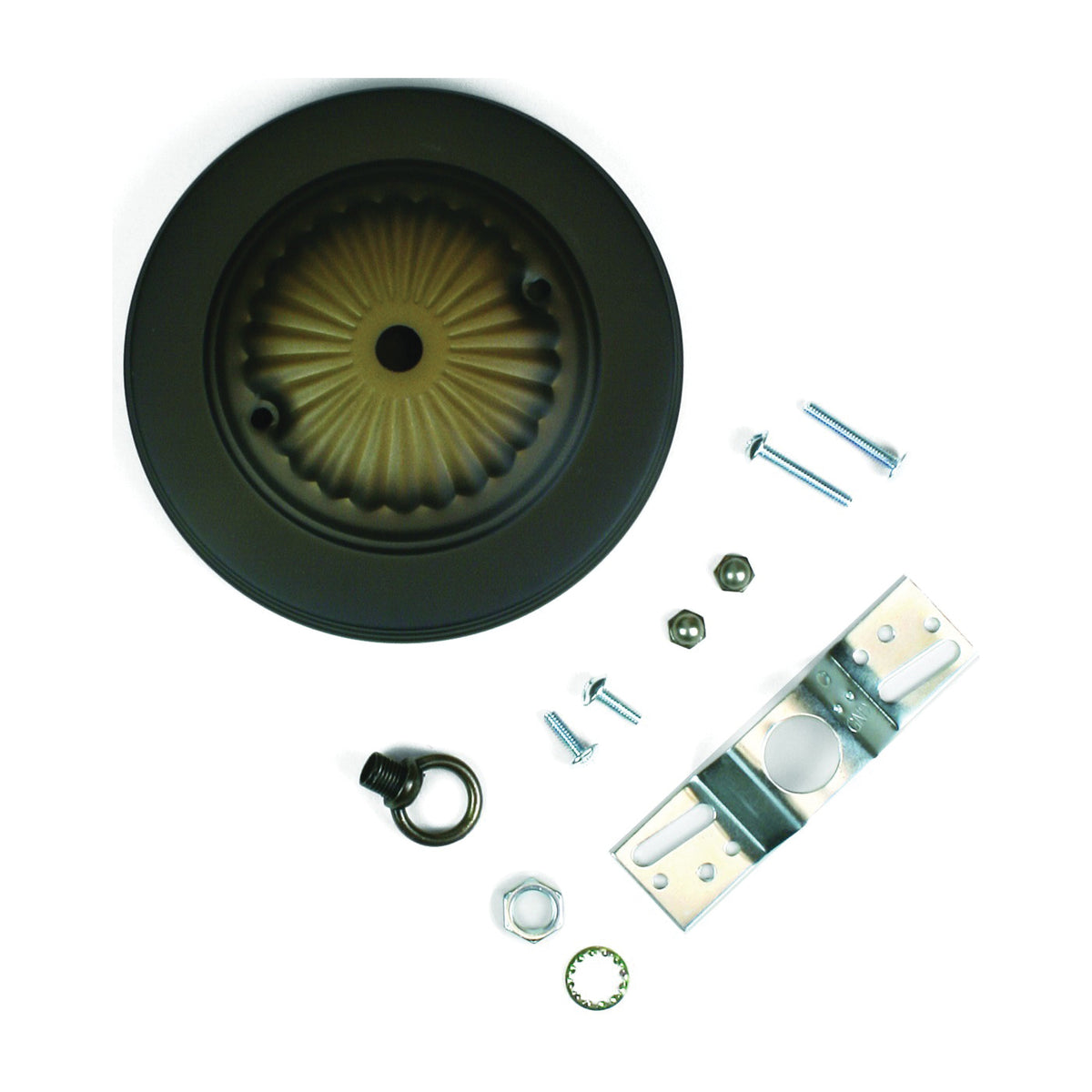 Jandorf 60213 Canopy Kit, Ceiling, Traditional, Bronze, For: Outlet Box and Hang Ceiling Fixture