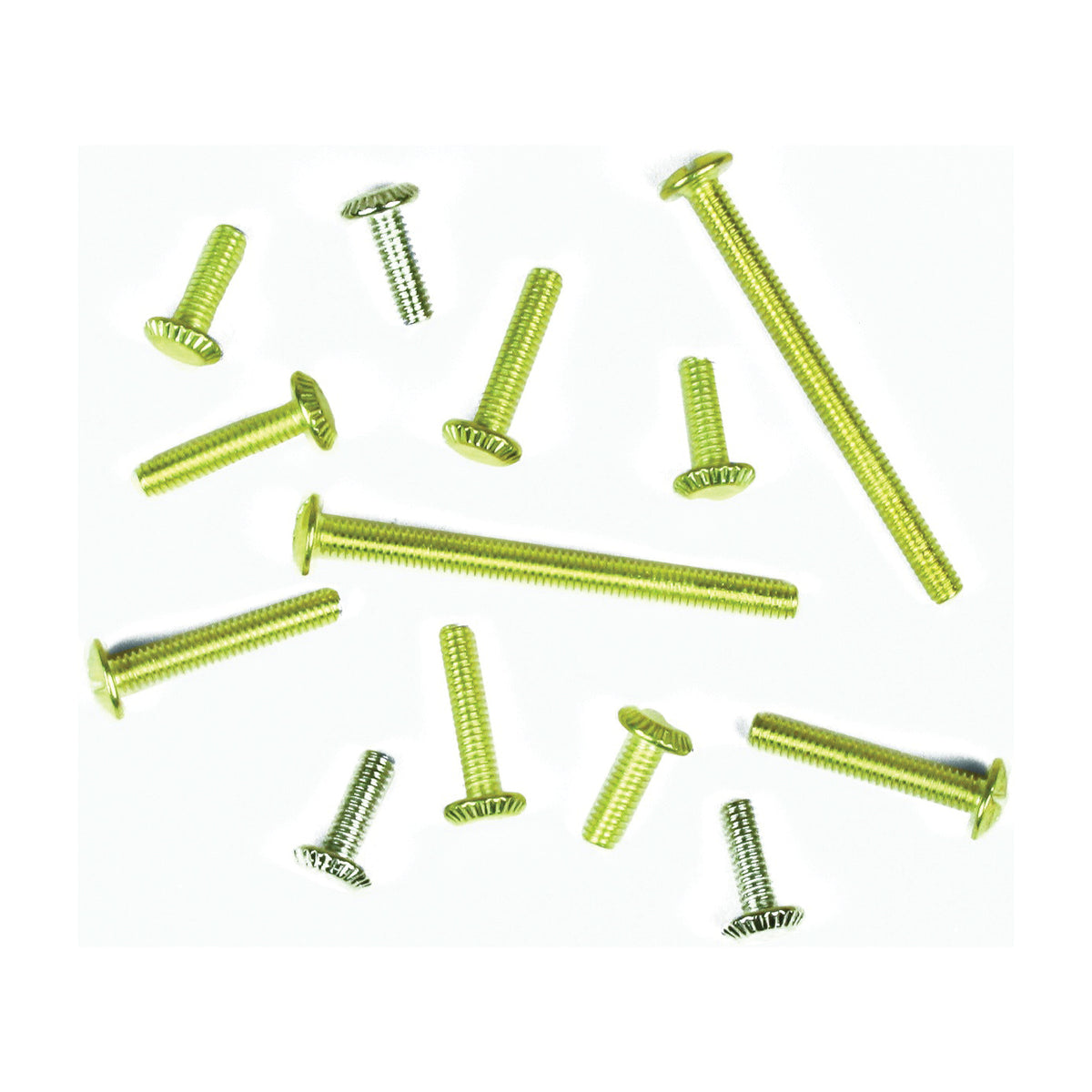 Jandorf 60141 Fixture Screw Assortment, Brass/Zinc