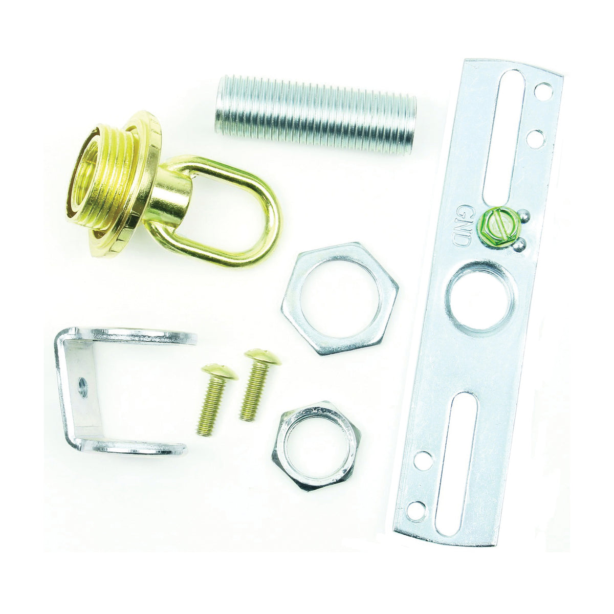 Jandorf 60206 Loop Crossbar Kit, Screw Collar, Brass
