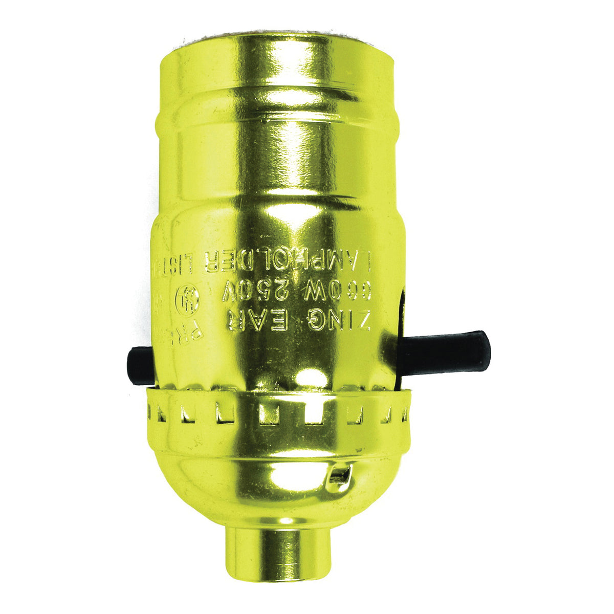 Jandorf 60407 Lamp Socket, 250 V, 660 W, Brass Housing Material