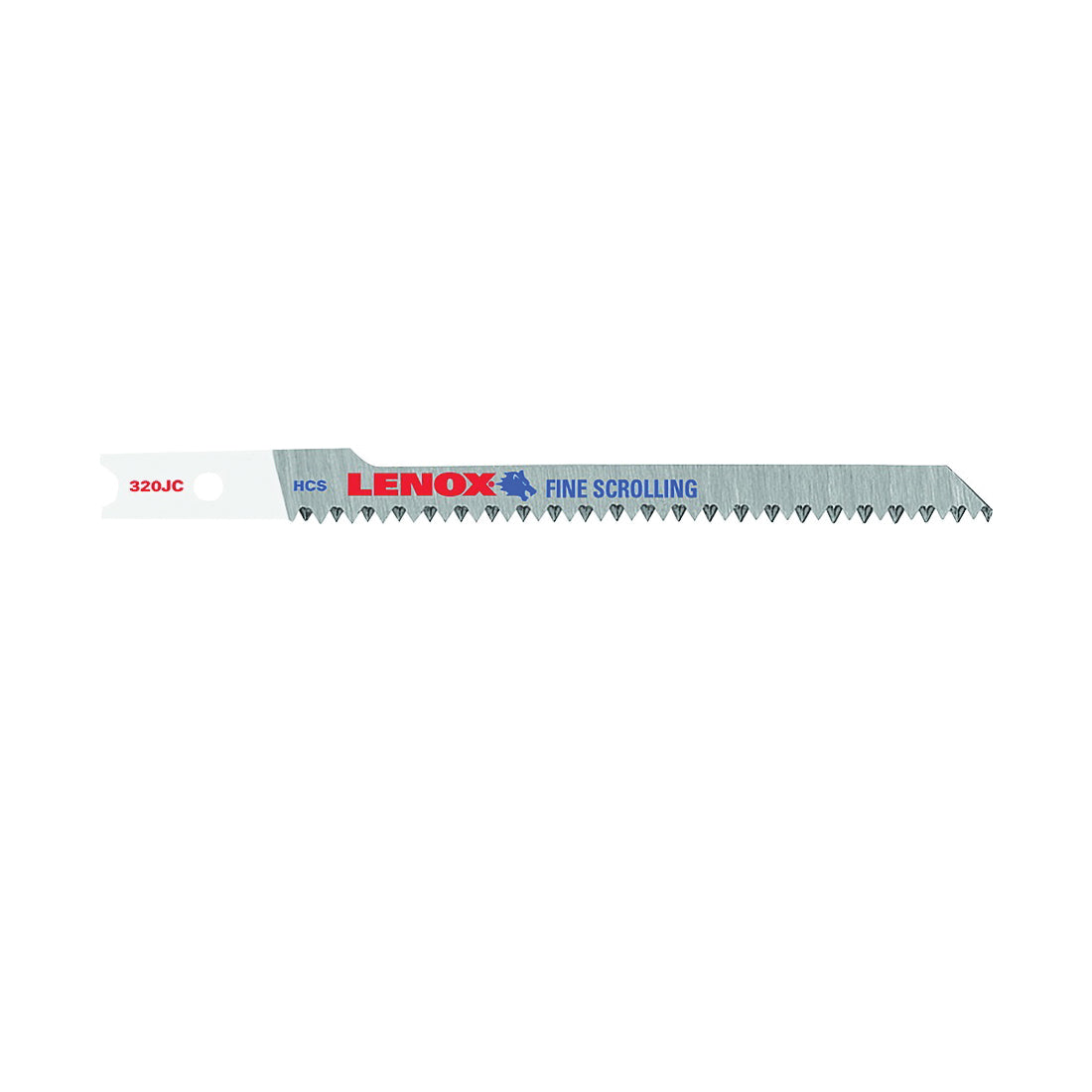 Lenox 20759CT320JC Jig Saw Blade, 3/16 in W, 2-3/4 in L, 20 TPI