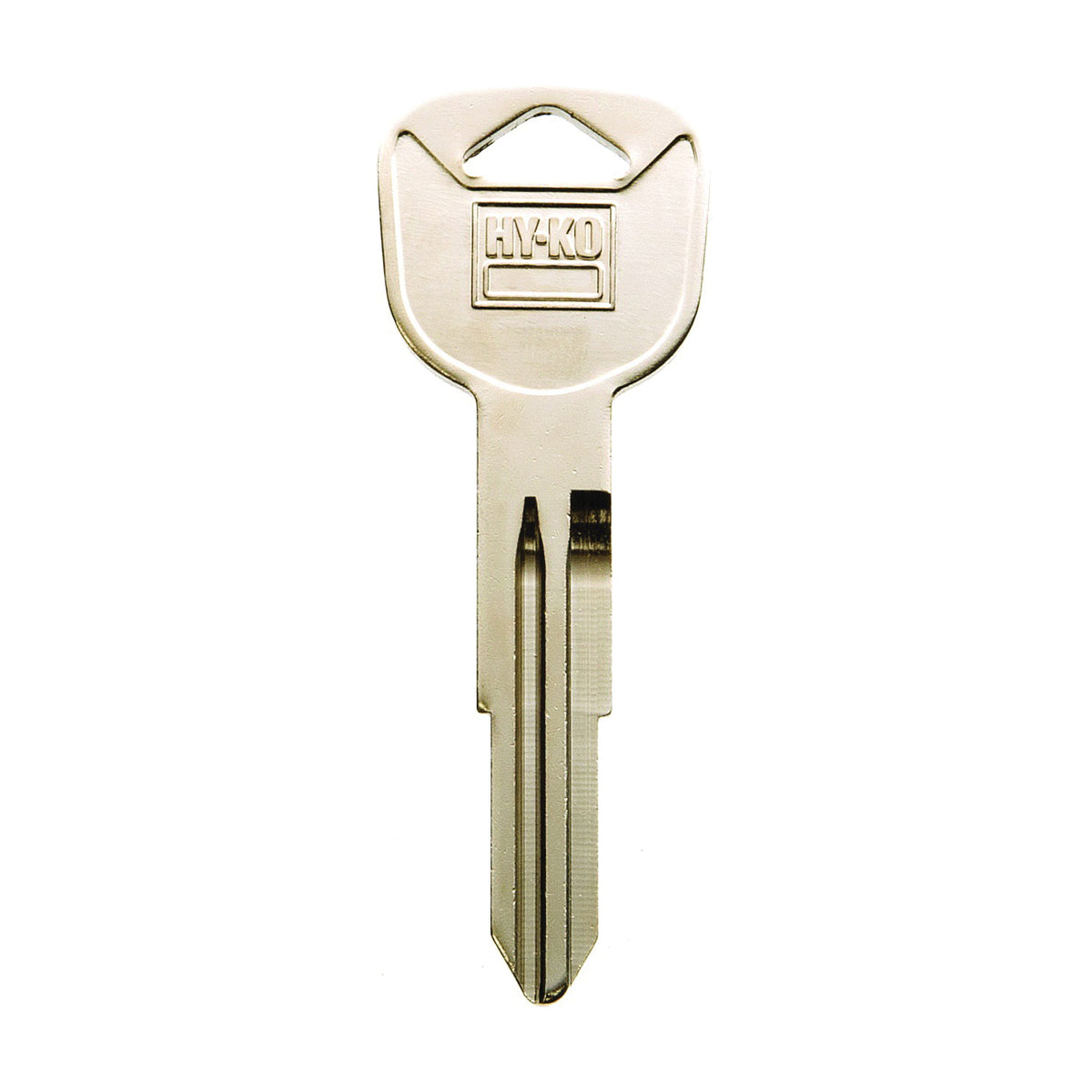 HY-KO 11010KK5 Automotive Key Blank, Brass, Nickel, For: Kia Vehicle Locks