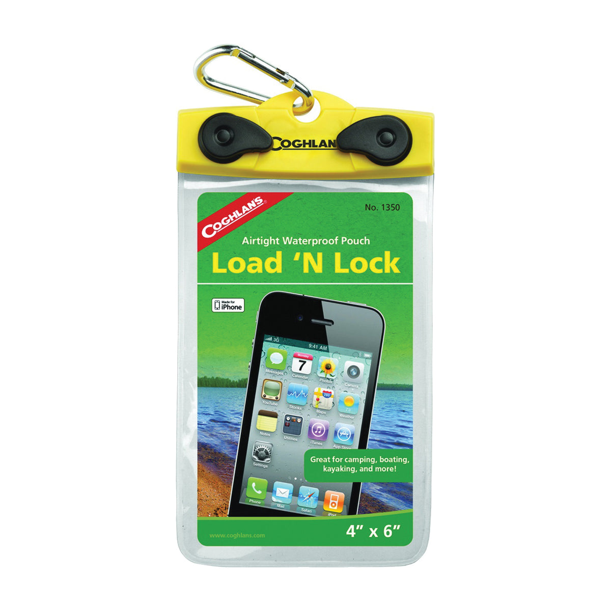 COGHLAN&#39;S Load&#39;N Lock 1350 Cell Phone Pouch, Plastic