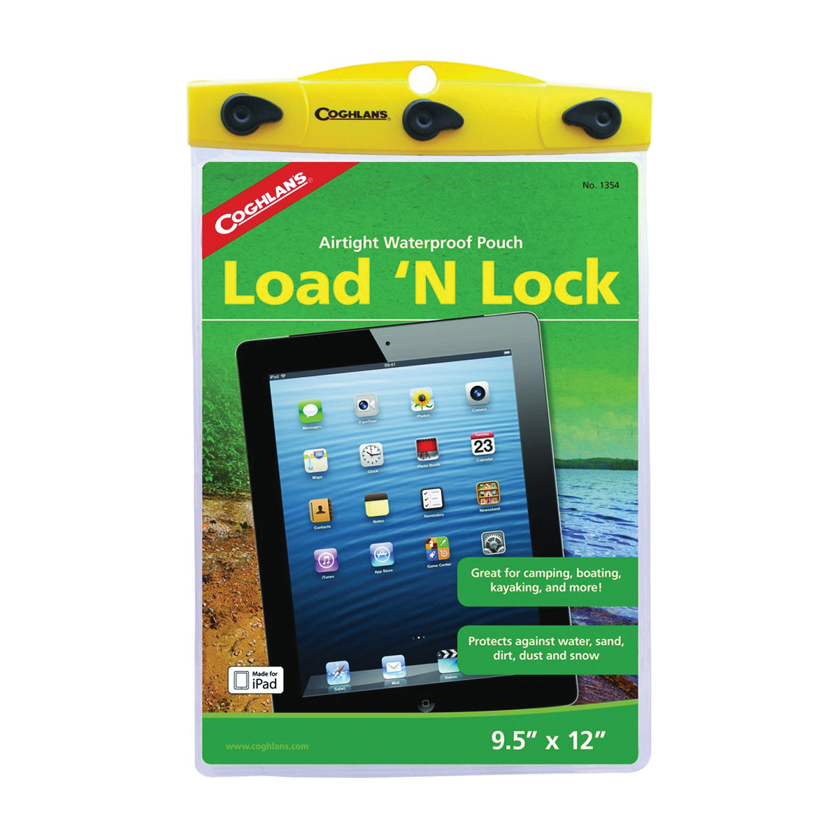 COGHLAN&#39;S Load&#39;N Lock 1354 iPad Pouch, Plastic