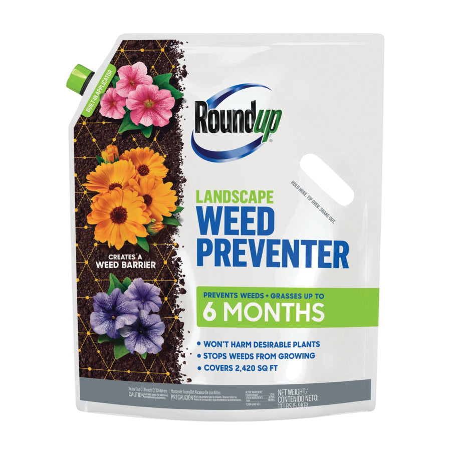 Roundup 4385203 Landscape Weed Preventer, Granular, 13 lb