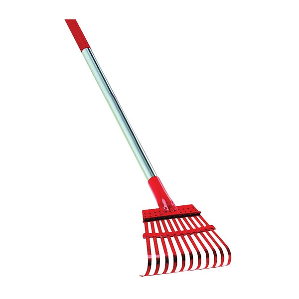 CORONA RK 62060 Shrub Rake, 11 -Tine, Steel Tine, Metal Handle, Comfort-Grip Handle, 54 in L Handle