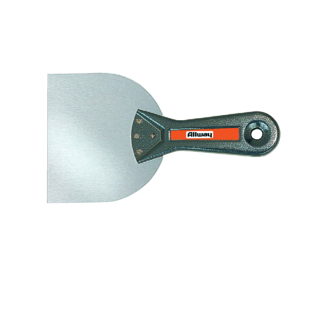 ALLWAY TOOLS T45 Knife, 4-1/2 in W Blade, Steel Blade, Flexible Blade, Plastic Handle