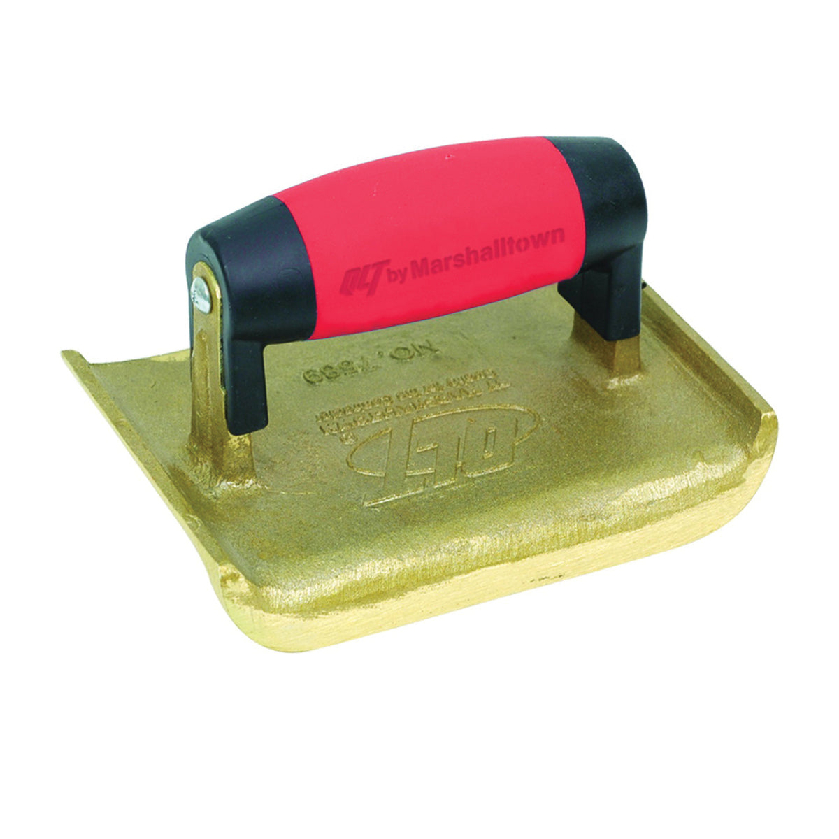 Marshalltown 7588 Hand Edger, 6 in L Blade, 2-3/4 in W Blade, Bronze Blade, 5/8 in Lip, 1/4 in Lip Radius