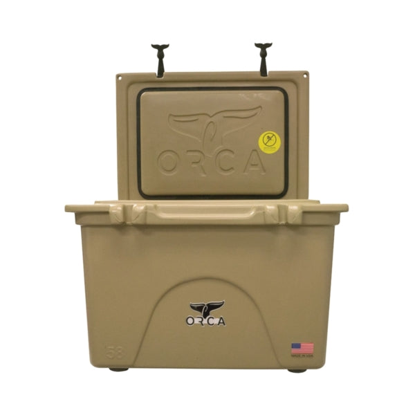 ORCA ORCT058 Cooler, 58 qt Cooler, Tan, Up to 10 days Ice Retention