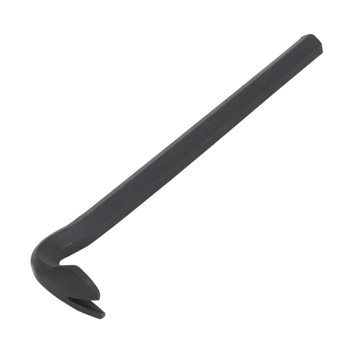 Vulcan JLO-0093L Pry Bar Nail Puller, 10.5 in L, V-Shape Tip, 1.25 in Tip, Steel, 0.625 in W