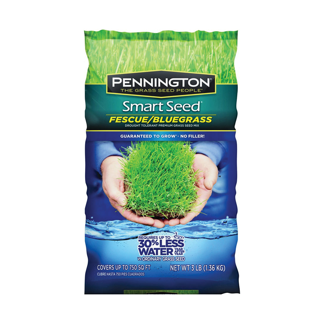 Pennington 100526631 Grass Seed, 3 lb Bag