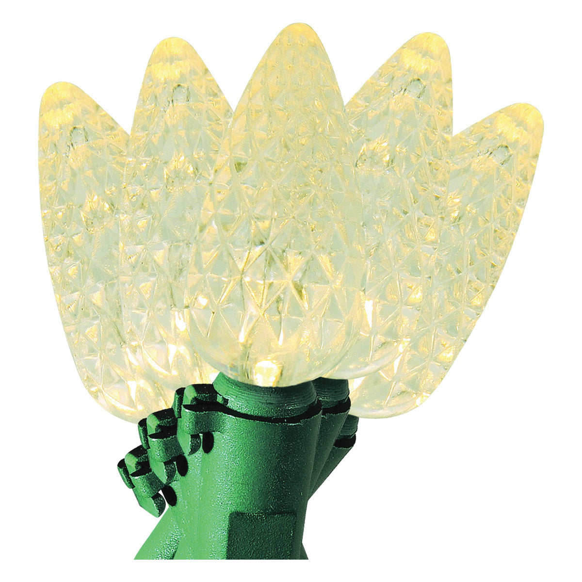 Sylvania V47829-49 Light Set, Christmas, 120 V, 4.8 W, 50-Lamp, LED Lamp, Warm White Lamp, 13.58 ft L