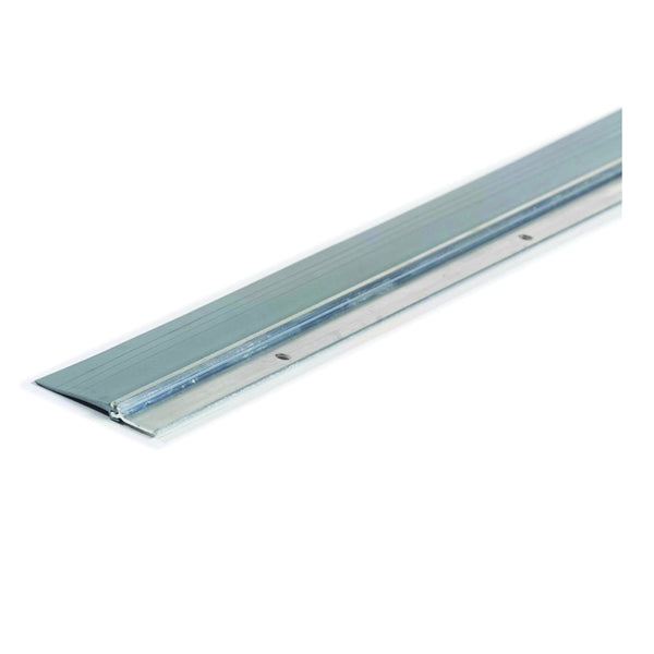 M-D 69620 Door Sweep, 48 in L, 2-1/4 in W, Aluminum Flange, Vinyl Insert