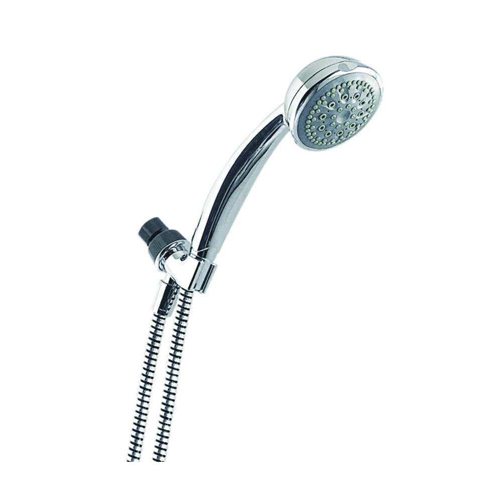 Peerless 76516 Hand Shower, 2 gpm, 5-Spray Function, Chrome, 60 in L Hose