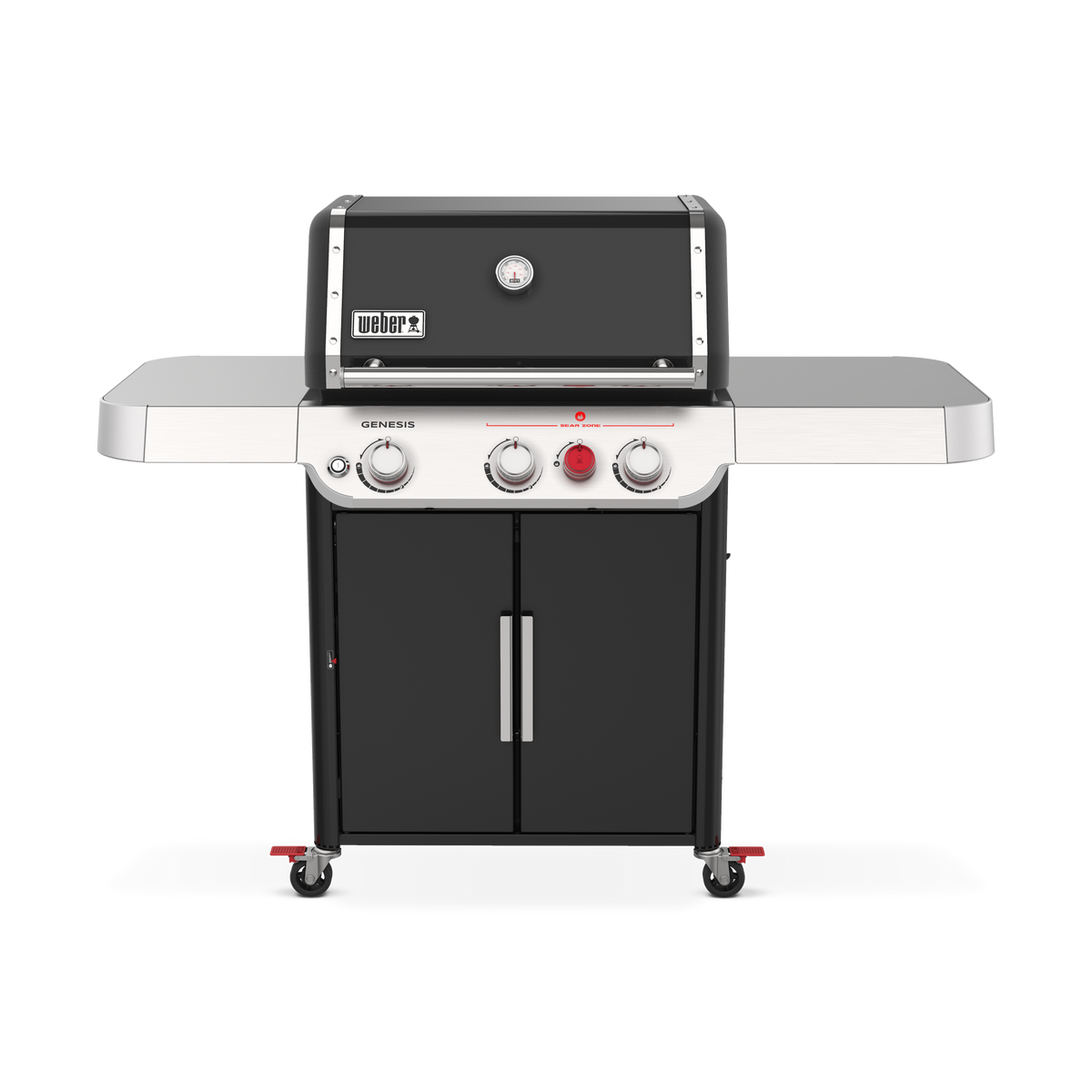 Weber 35313301 Gas Grill, 39,000 BTU, Liquid Propane, 3-Burner, 513 sq-in Primary Cooking Surface, Steel Body