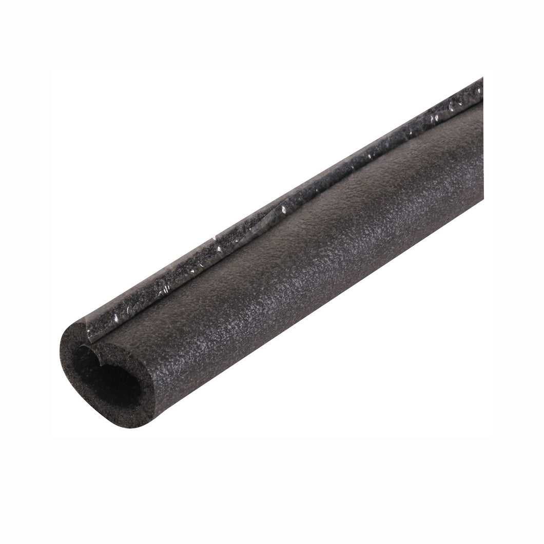 Tundra PC12138TW Pipe Insulation, 6 ft L, Steel, Charcoal, 1-1/4 in Copper, 1 in IPS PVC, 1-3/8 in Tubing Pipe