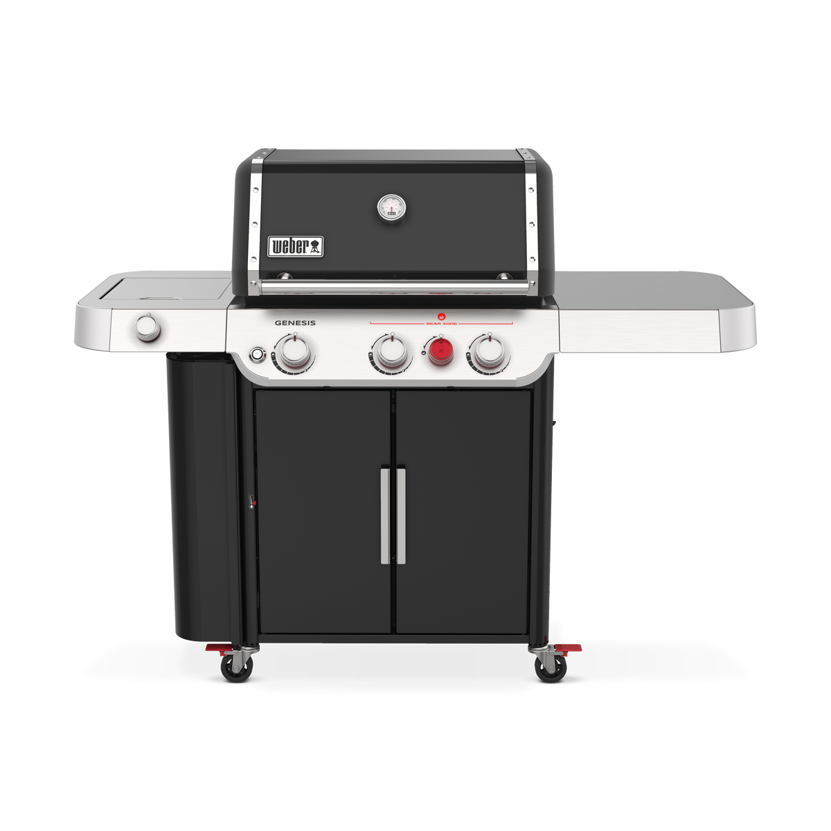 Weber 35413301 Gas Grill, 39,000 BTU, Liquid Propane, 3-Burner, 513 sq-in Primary Cooking Surface, Steel Body