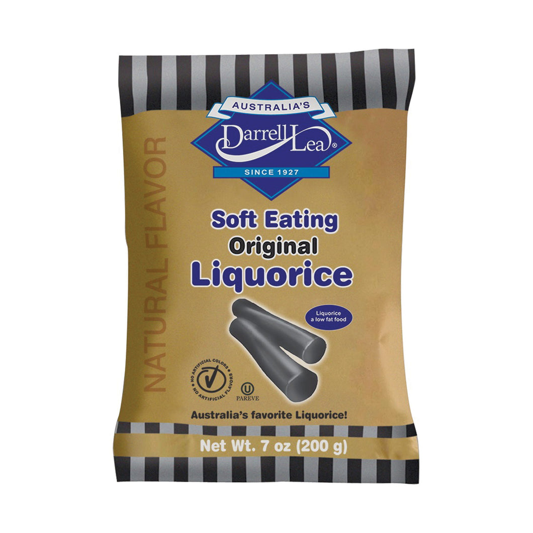Darrell Lea DLOB8 Candy, Licorice Flavor, 7 oz Bag