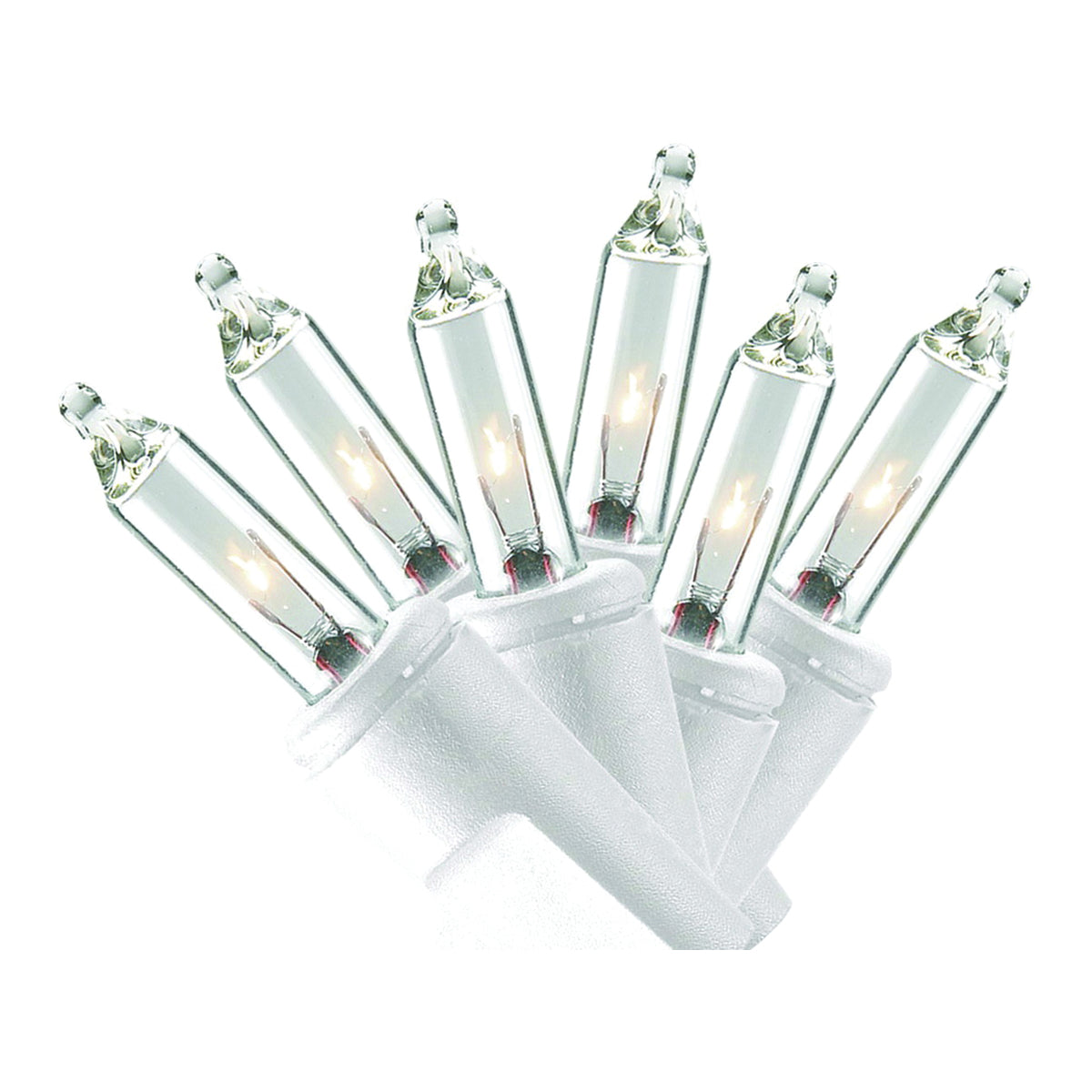 Sylvania V4060-49 Light Set, Christmas, 120 V, 20.4 W, 50-Lamp, Incandescent Lamp, Clear Lamp, 11.54 ft L