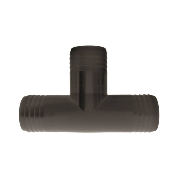 GREEN LEAF T112P Hose Adapter Tee, Polypropylene, Black