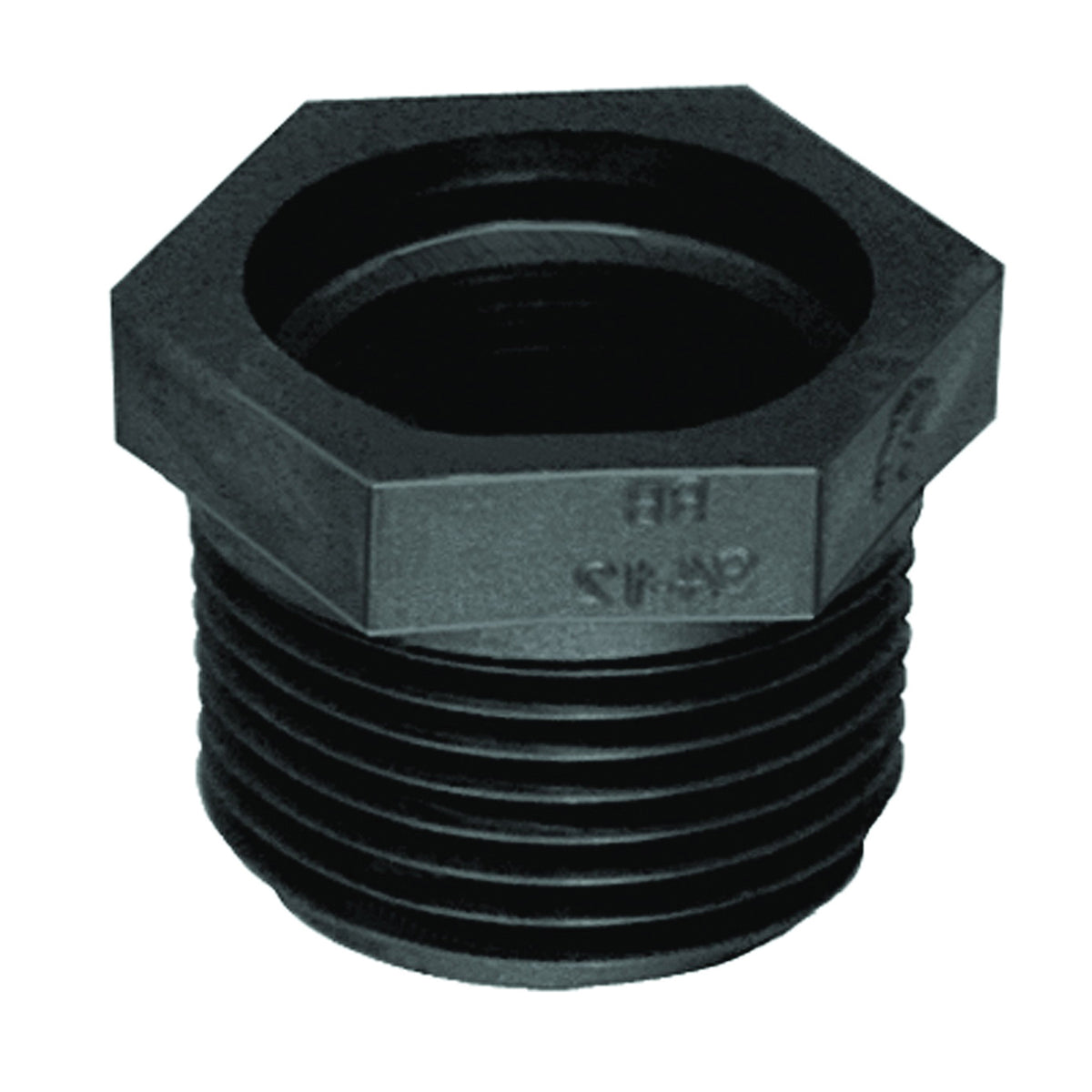 GREEN LEAF RB300-200P Reducing Pipe Bushing, 3 x 2 in, MPT x FPT, Black
