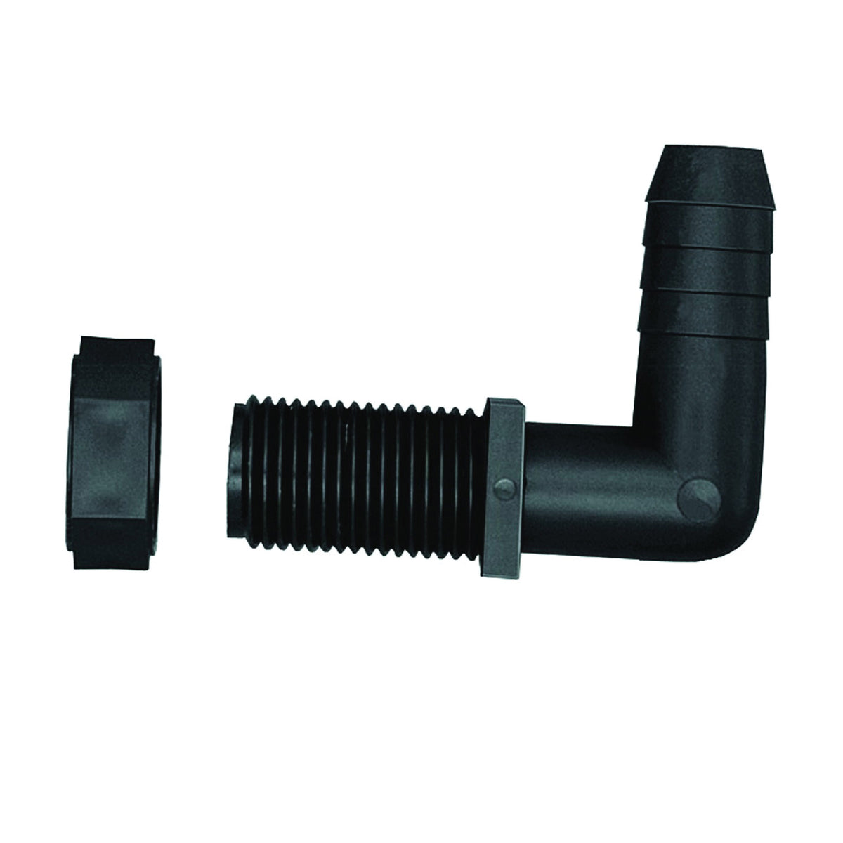 GREEN LEAF NTL 12 P 2PK Hose Elbow, Polypropylene, For: Terminating Ends of Spray Boom