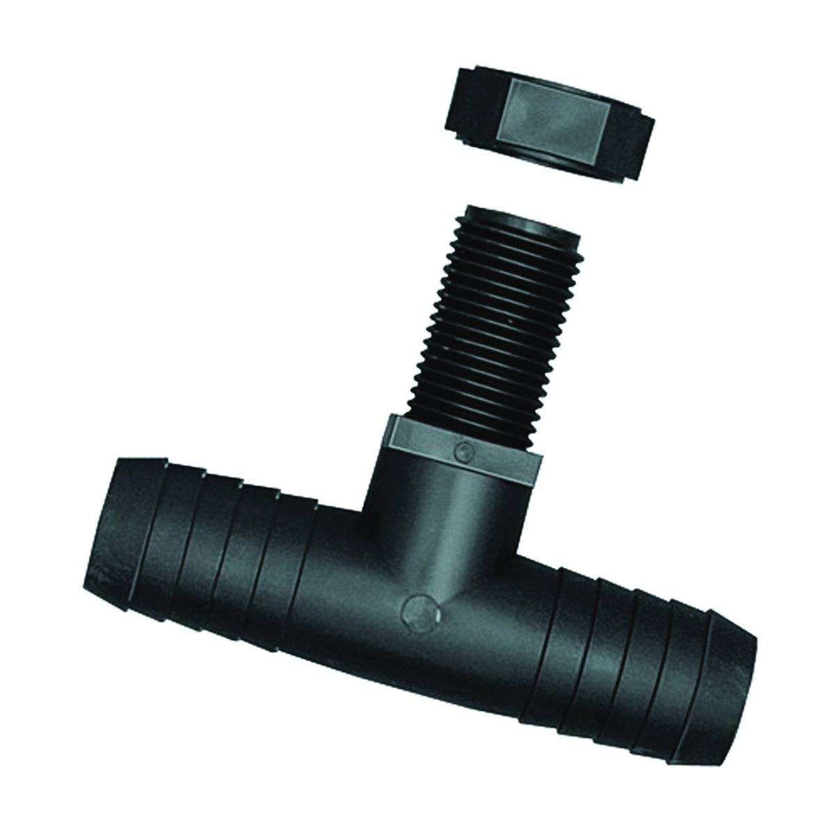 GREEN LEAF NTT 38 P 2PK Hose Tee, Polypropylene