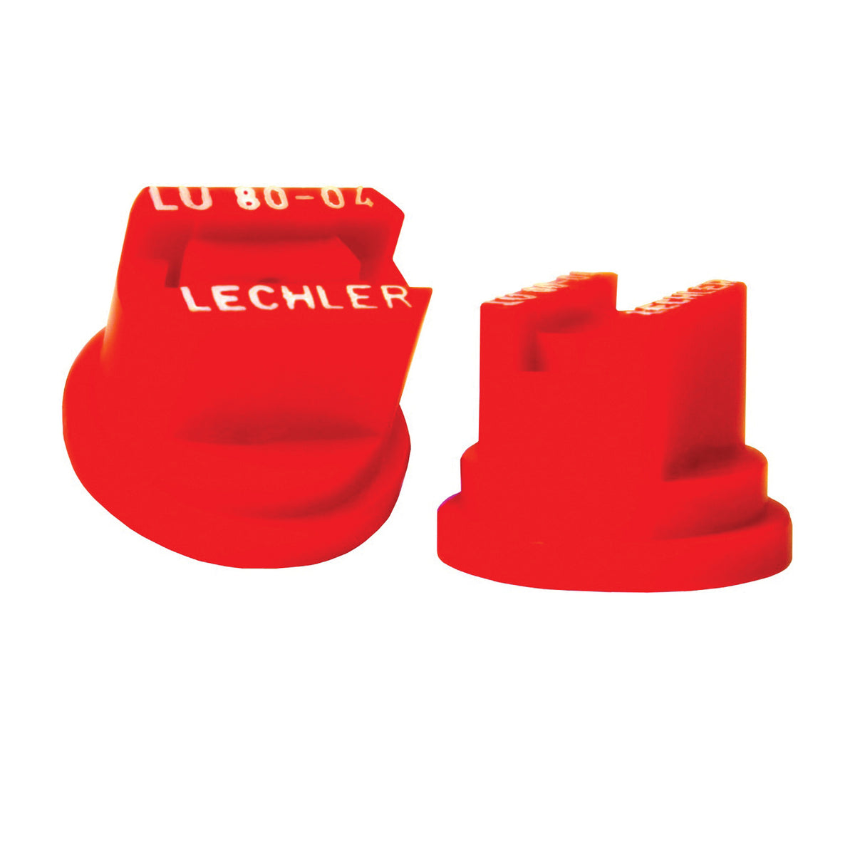 GREEN LEAF LU 80-04 6PK Spray Nozzle, Multi-Range Universal Flat, Polyoxymethylene, Red, For: Y8253048 Series 8 mm Cap