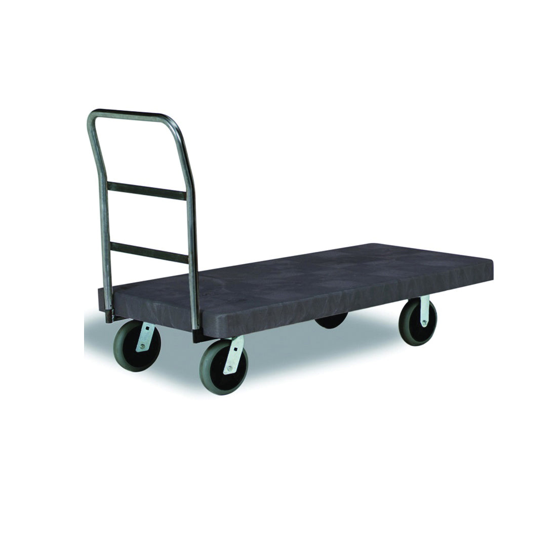 CONTINENTAL COMMERCIAL 5860 Platform Truck, 700 lb, 48 in W Platform, 4-Wheel, Metal/Plastic