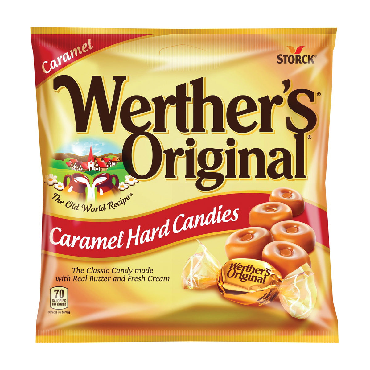 Werther's Original WOH12 Candy, Caramel Flavor, 5.5 oz