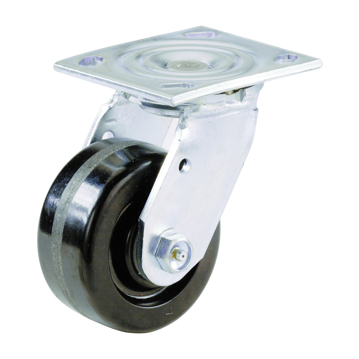 Shepherd Hardware 9774 Swivel Caster, 6 in Dia Wheel, Phenolic Wheel, 840 lb