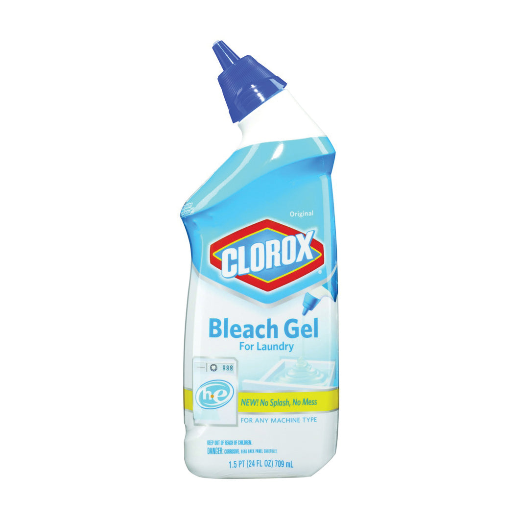 Clorox 30792 Bleach Gel, 24 oz Bottle, Liquid, Bleach